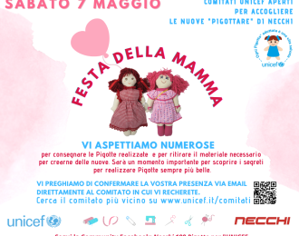 Necchi e UNICEF, insieme per la Festa della Mamma
